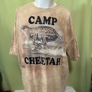 Camp Cheetah The Mountain Jon Naito Men's Brown Shirt Large